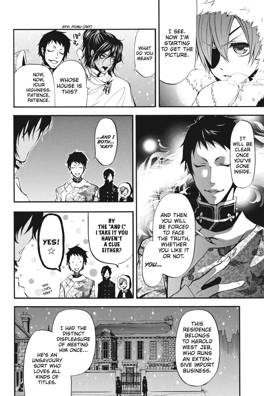 Kuroshitsuji Chapter 18 page 10 - Chapter 18: At night: The Butler, Shadowing