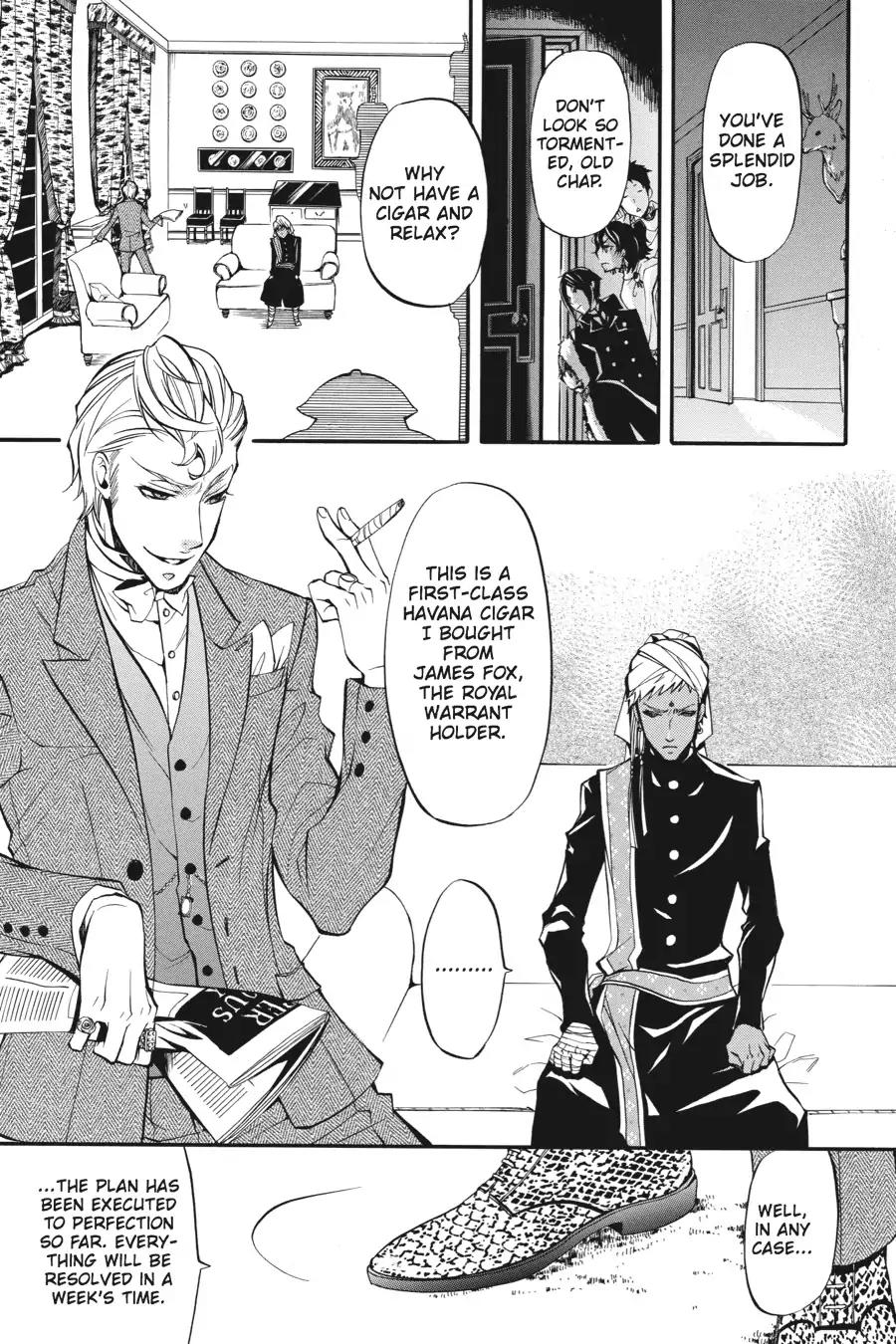 Kuroshitsuji Chapter 18 page 15 - Chapter 18: At night: The Butler, Shadowing