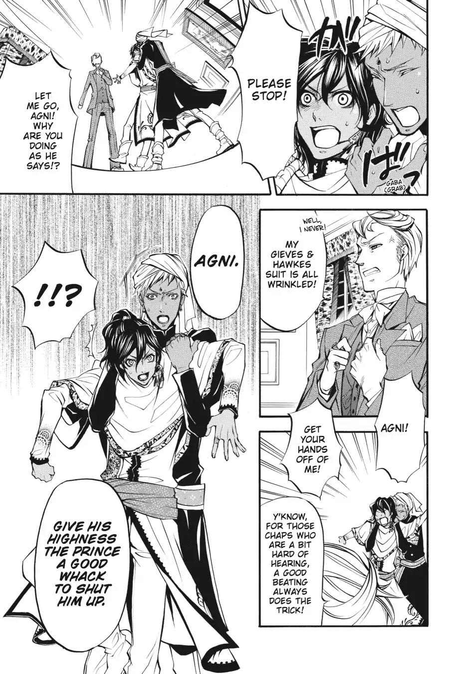 Kuroshitsuji Chapter 18 page 21 - Chapter 18: At night: The Butler, Shadowing