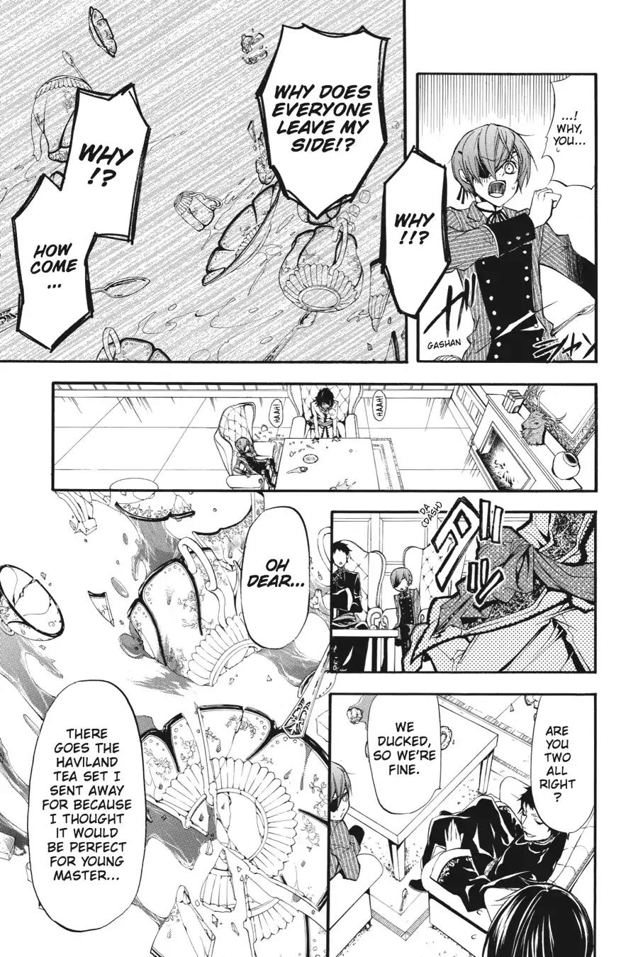 Kuroshitsuji Chapter 18 page 31 - Chapter 18: At night: The Butler, Shadowing