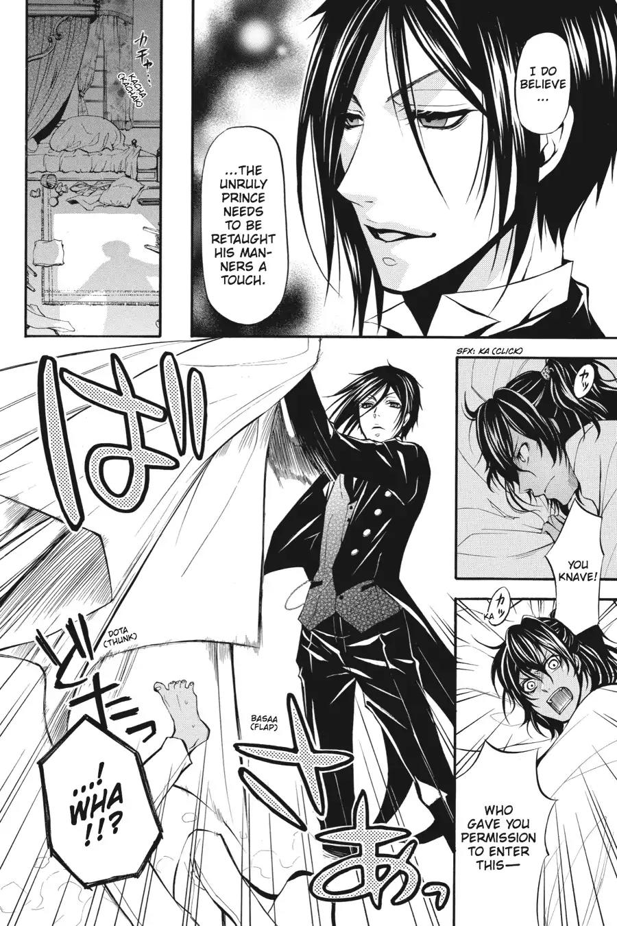 Kuroshitsuji Chapter 18 page 32 - Chapter 18: At night: The Butler, Shadowing