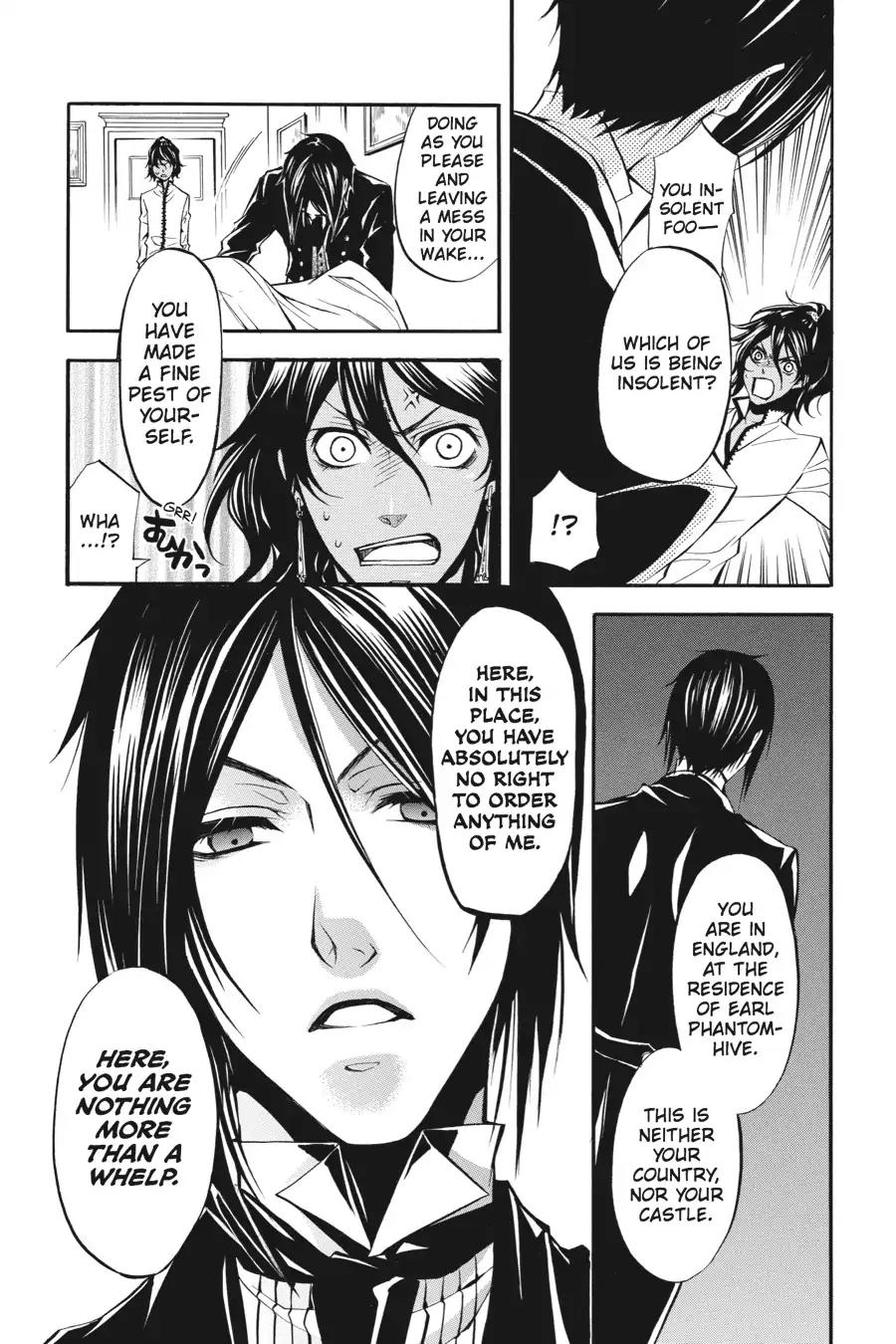 Kuroshitsuji Chapter 18 page 33 - Chapter 18: At night: The Butler, Shadowing