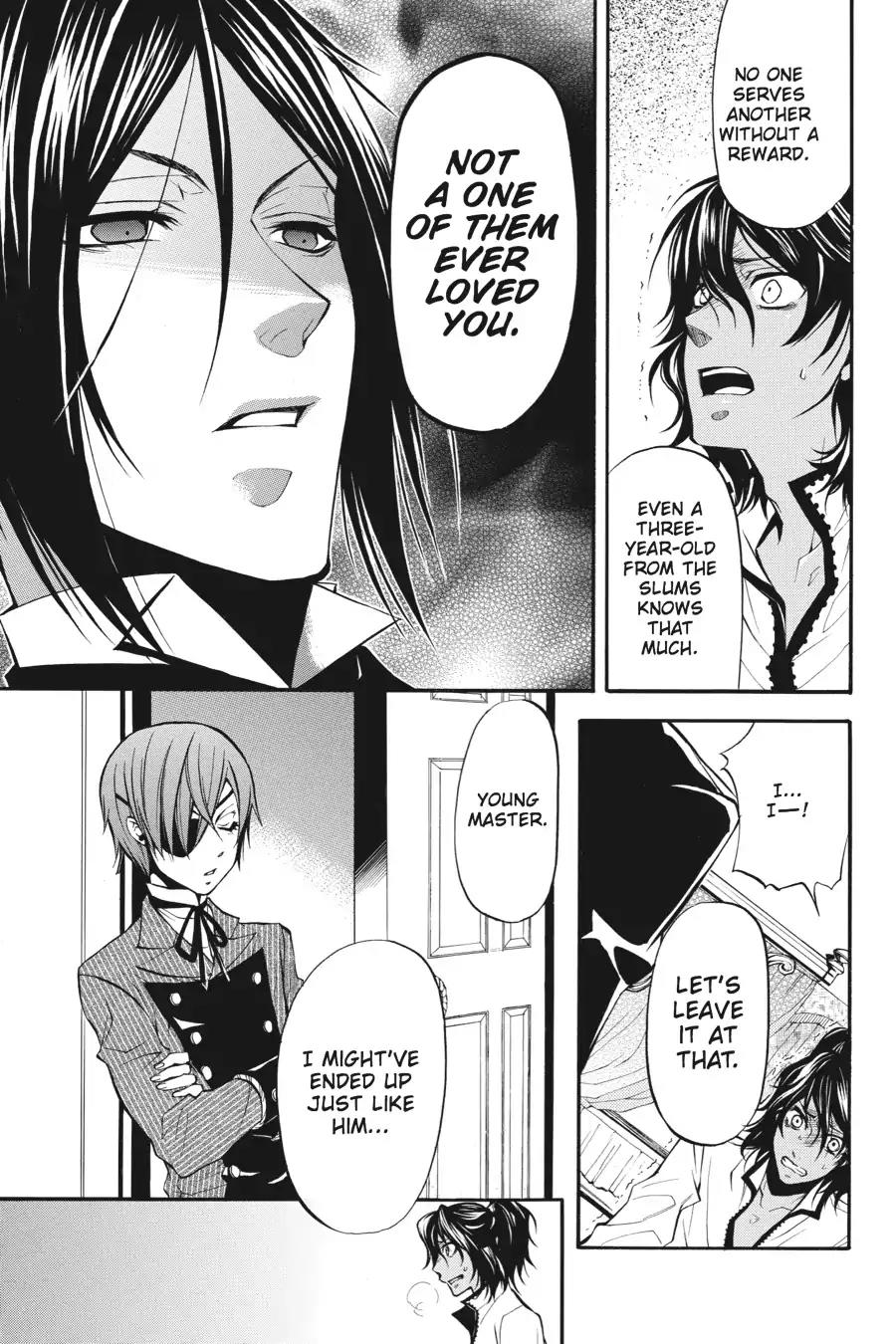 Kuroshitsuji Chapter 18 page 37 - Chapter 18: At night: The Butler, Shadowing