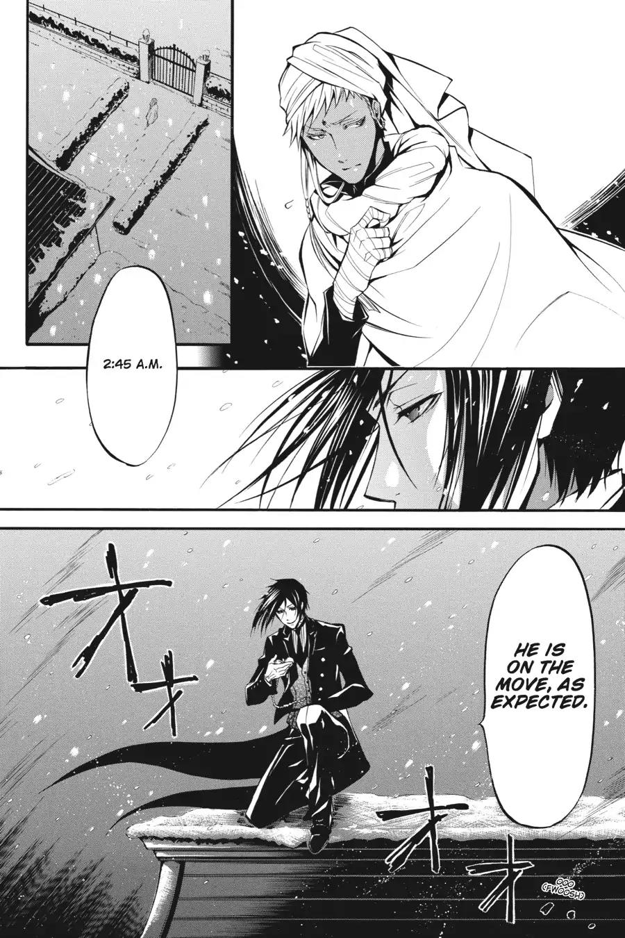 Kuroshitsuji Chapter 18 page 8 - Chapter 18: At night: The Butler, Shadowing