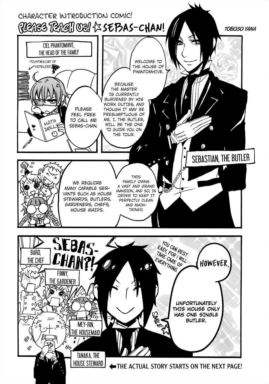 Kuroshitsuji Chapter 180 page 1 - Chapter 180: That Butler, Employed