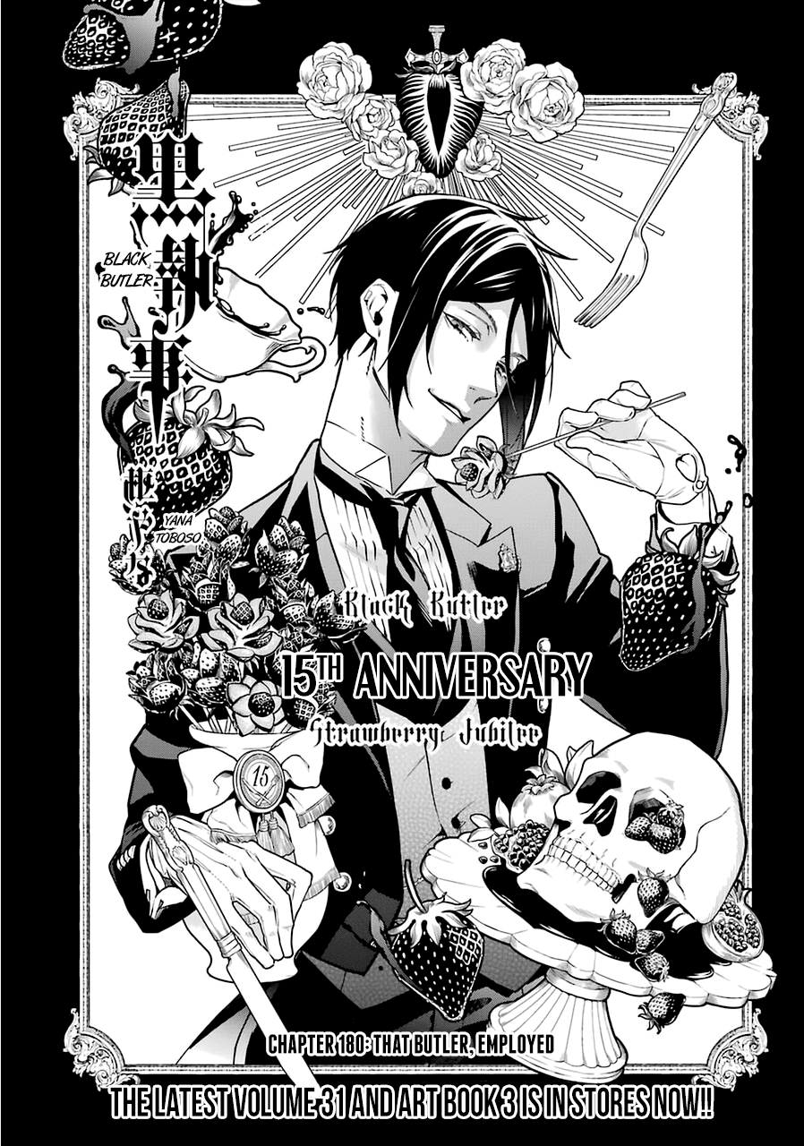 Kuroshitsuji Chapter 180 page 2 - Chapter 180: That Butler, Employed