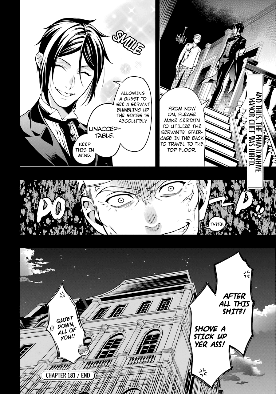 Kuroshitsuji Chapter 181 page 13 - Chapter 181: That Butler, Criticising