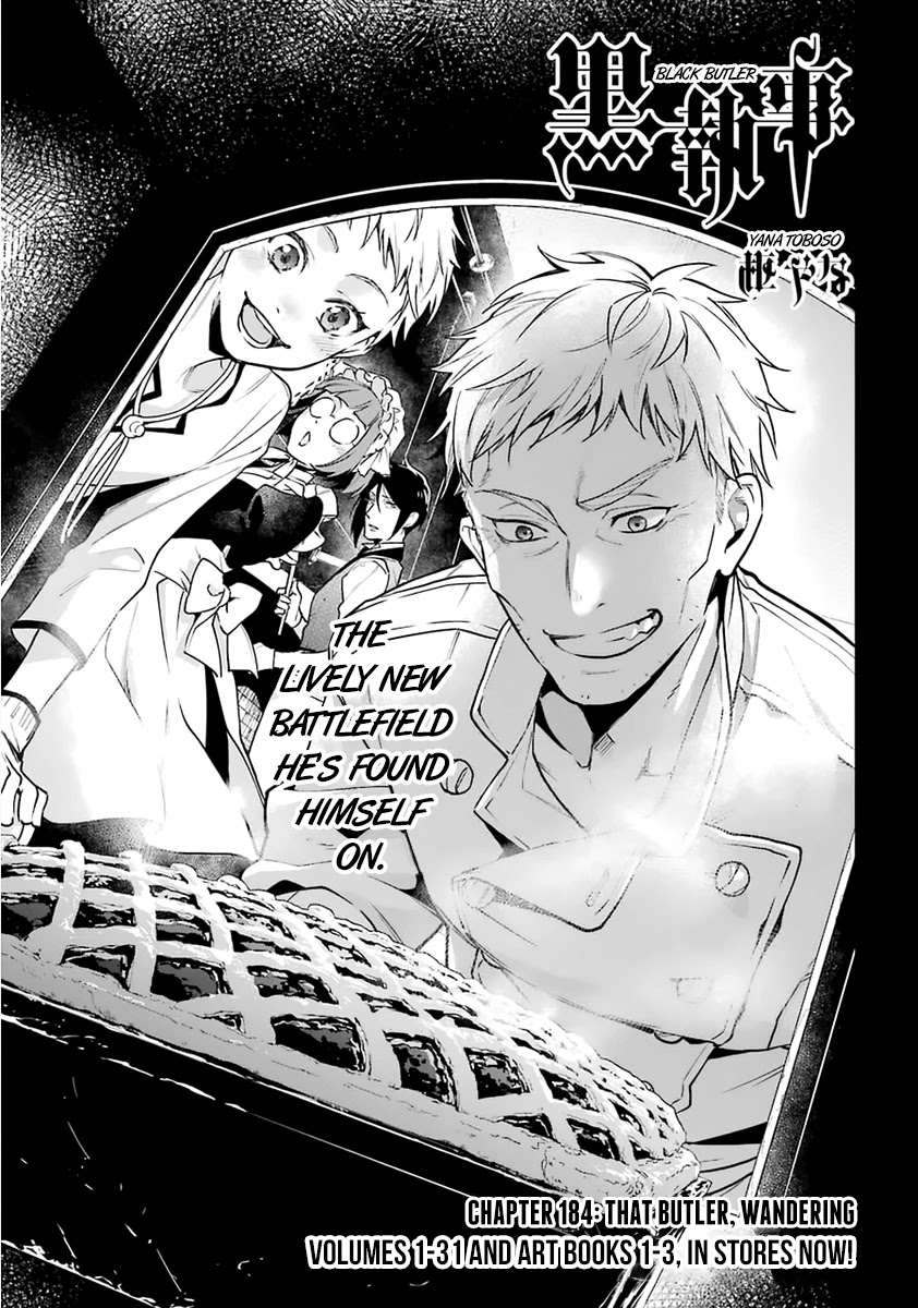 Kuroshitsuji Chapter 184 page 2 - Chapter 184: That Butler, Wandering