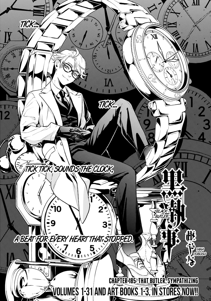 Kuroshitsuji Chapter 185 page 2 - Chapter 185: That Butler, Sympathizing