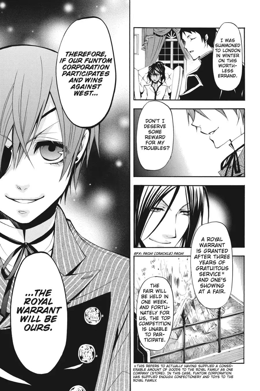 Kuroshitsuji Chapter 19 page 27 - Chapter 19: At midnight: The Butler, Superhuman