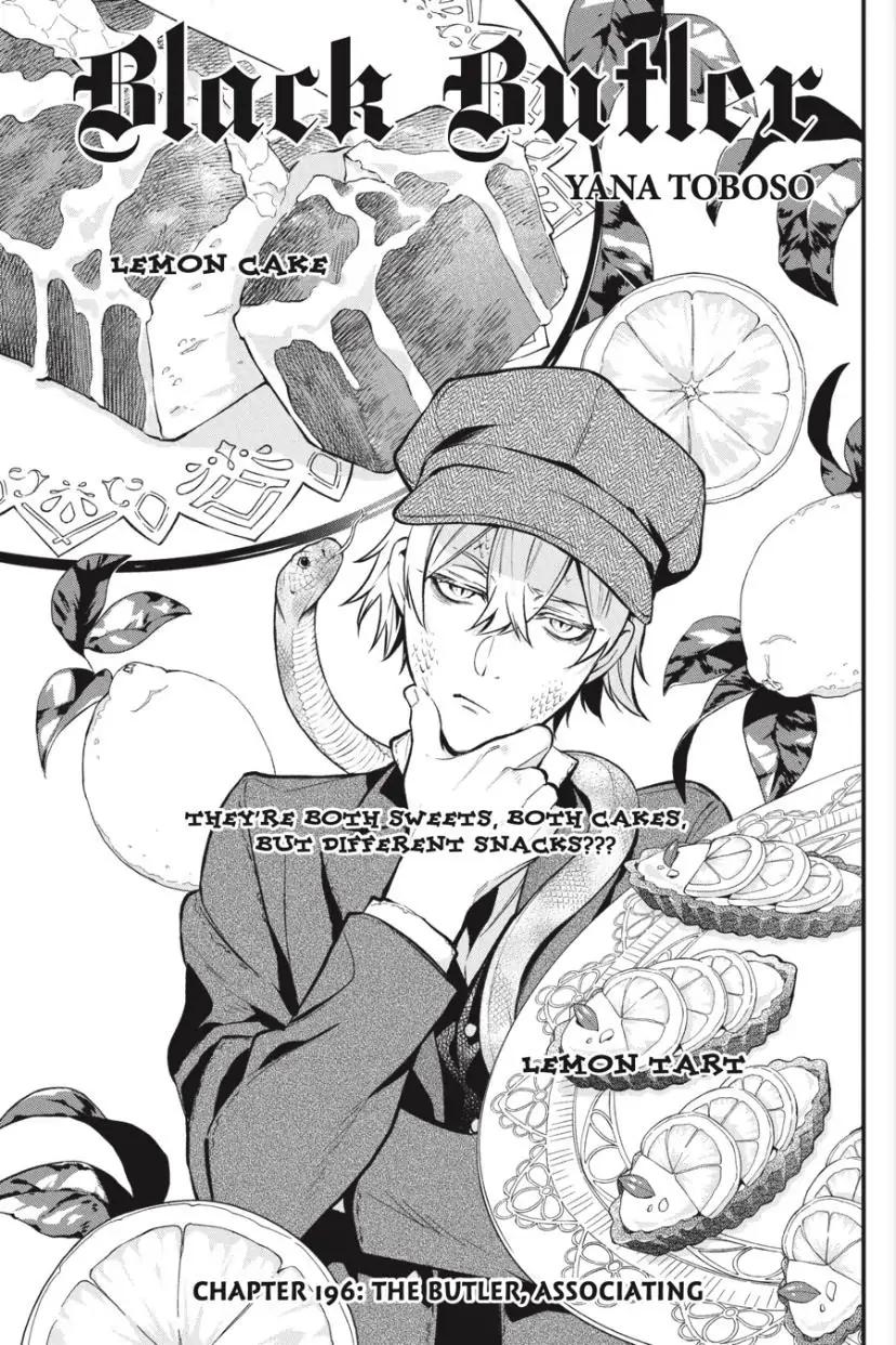 Kuroshitsuji Chapter 196 page 2 - Chapter 196