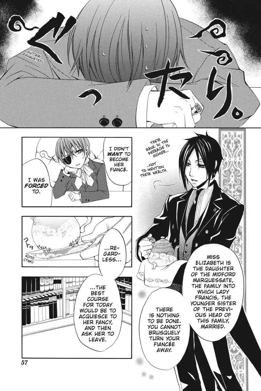 Kuroshitsuji Chapter 2 page 15 - Chapter 2: In the afternoon: The Butler, Very Skilled