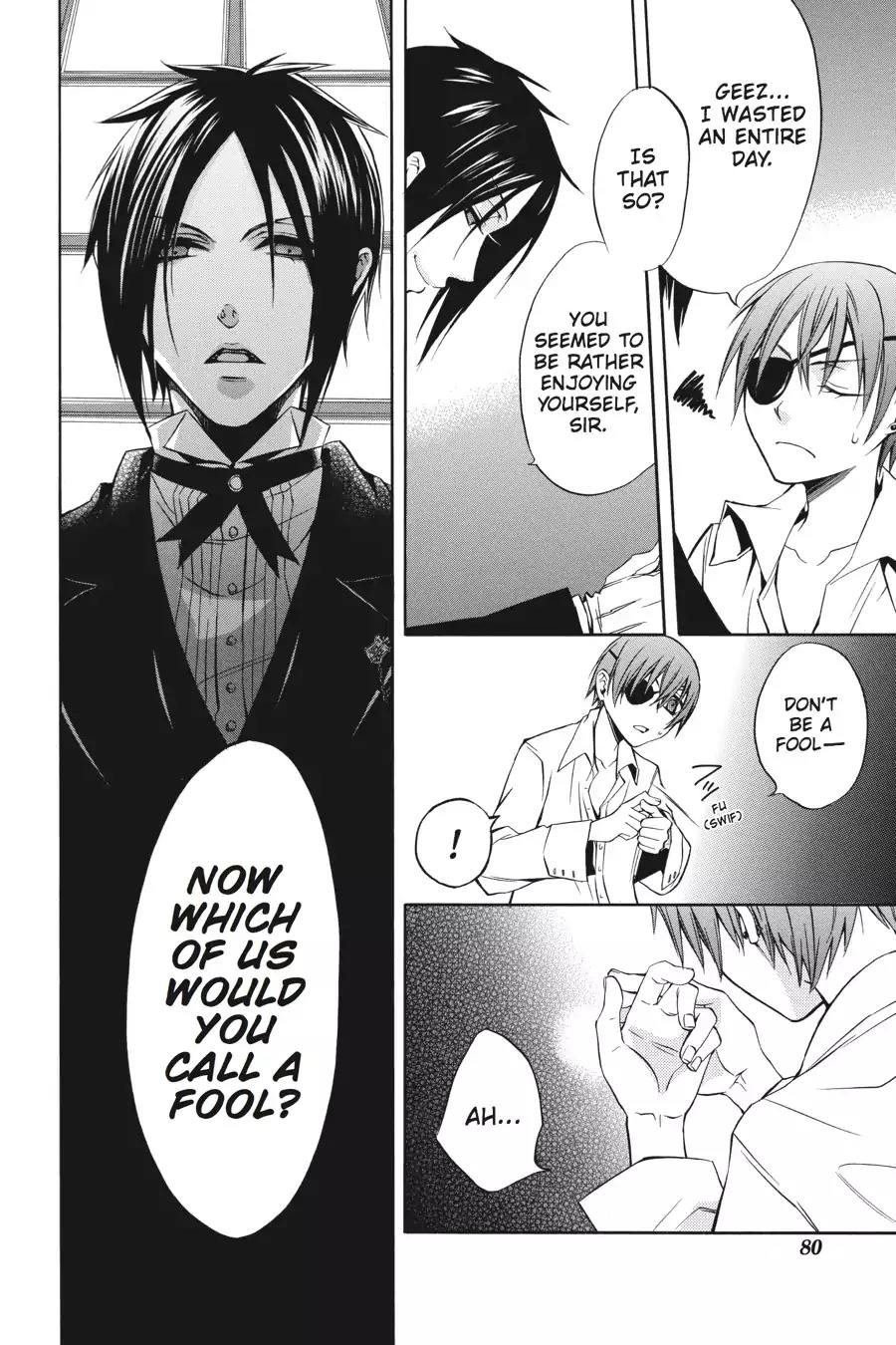 Kuroshitsuji Chapter 2 page 38 - Chapter 2: In the afternoon: The Butler, Very Skilled