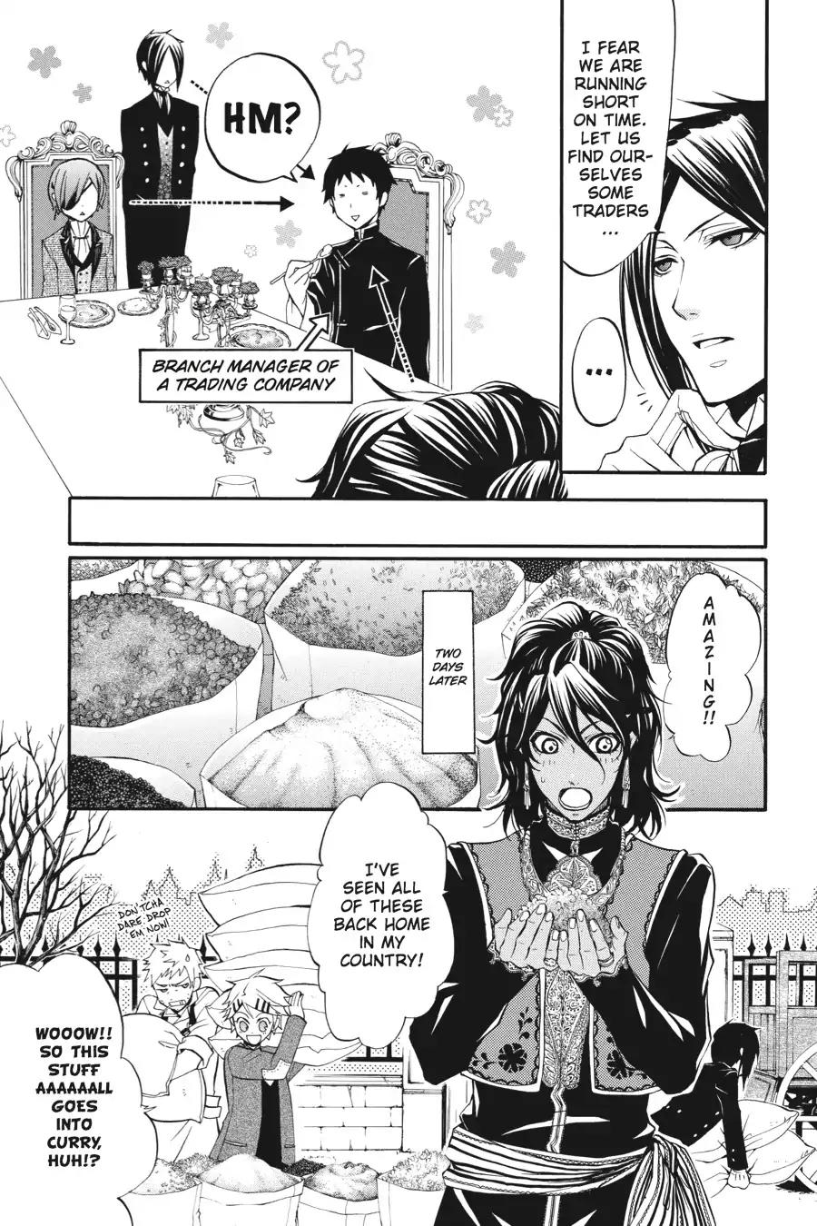 Kuroshitsuji Chapter 20 page 10 - Chapter 20: In the morning: The Butler, Cogitating