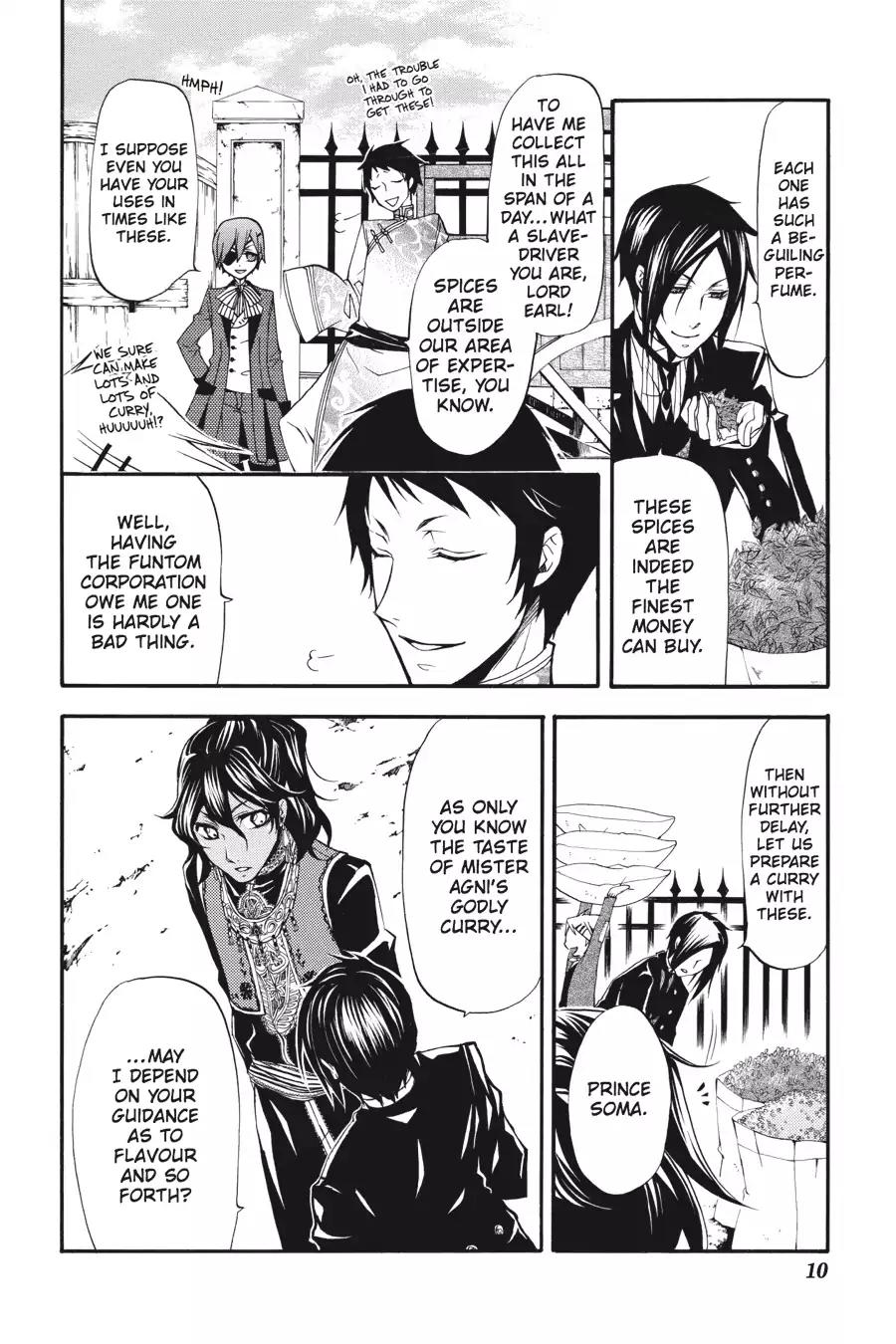 Kuroshitsuji Chapter 20 page 11 - Chapter 20: In the morning: The Butler, Cogitating