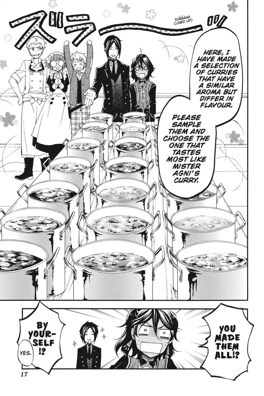 Kuroshitsuji Chapter 20 page 18 - Chapter 20: In the morning: The Butler, Cogitating
