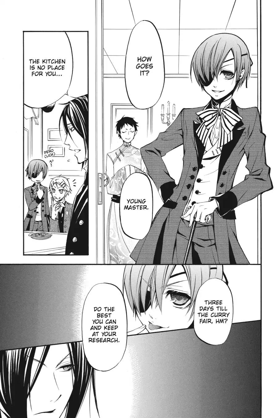 Kuroshitsuji Chapter 20 page 26 - Chapter 20: In the morning: The Butler, Cogitating