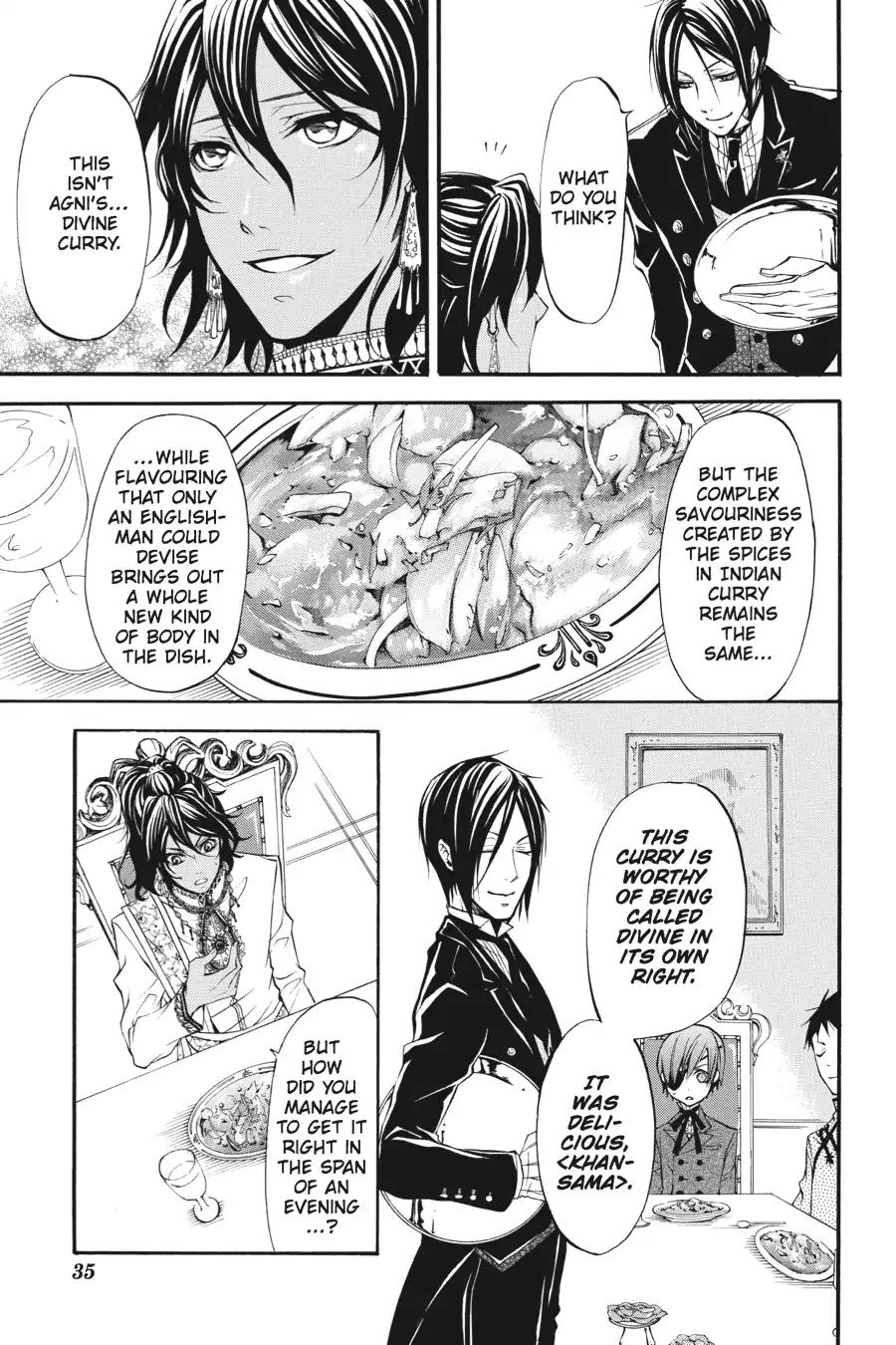 Kuroshitsuji Chapter 20 page 36 - Chapter 20: In the morning: The Butler, Cogitating