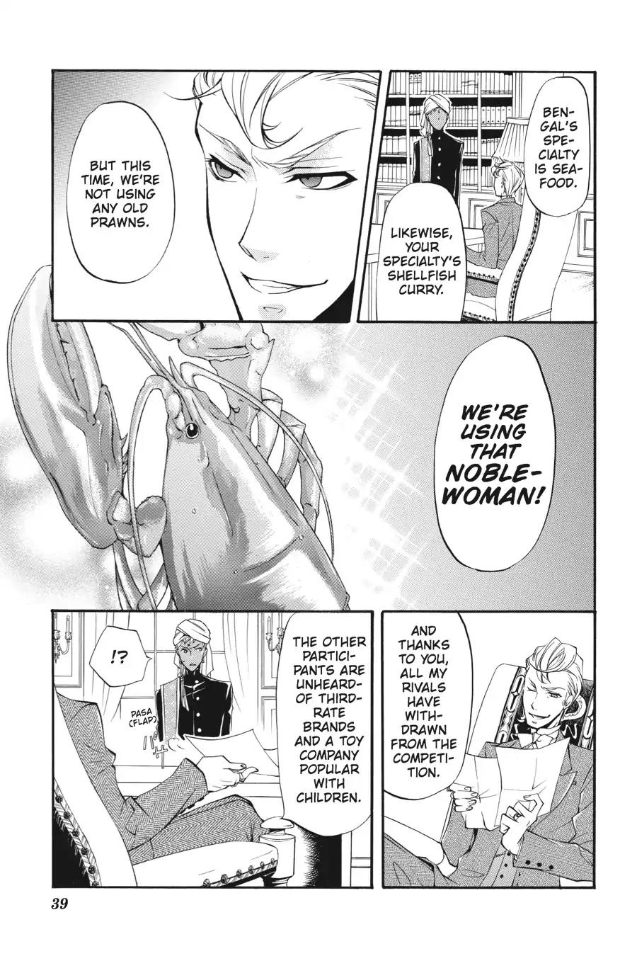 Kuroshitsuji Chapter 20 page 40 - Chapter 20: In the morning: The Butler, Cogitating
