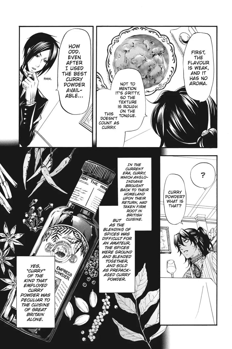 Kuroshitsuji Chapter 20 page 8 - Chapter 20: In the morning: The Butler, Cogitating