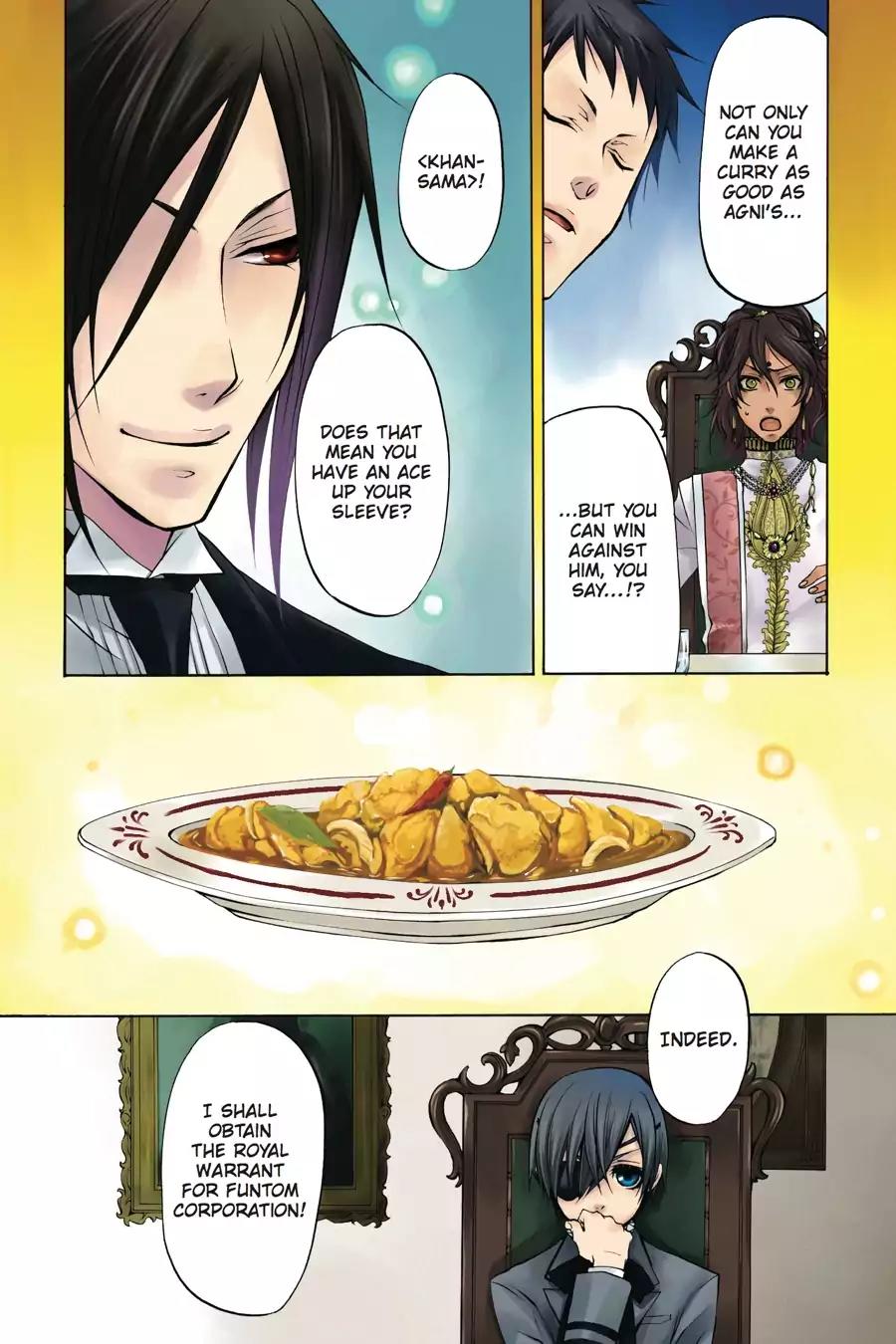 Kuroshitsuji Chapter 21 page 1 - Chapter 21: In the afternoon: The Butler, Competitive