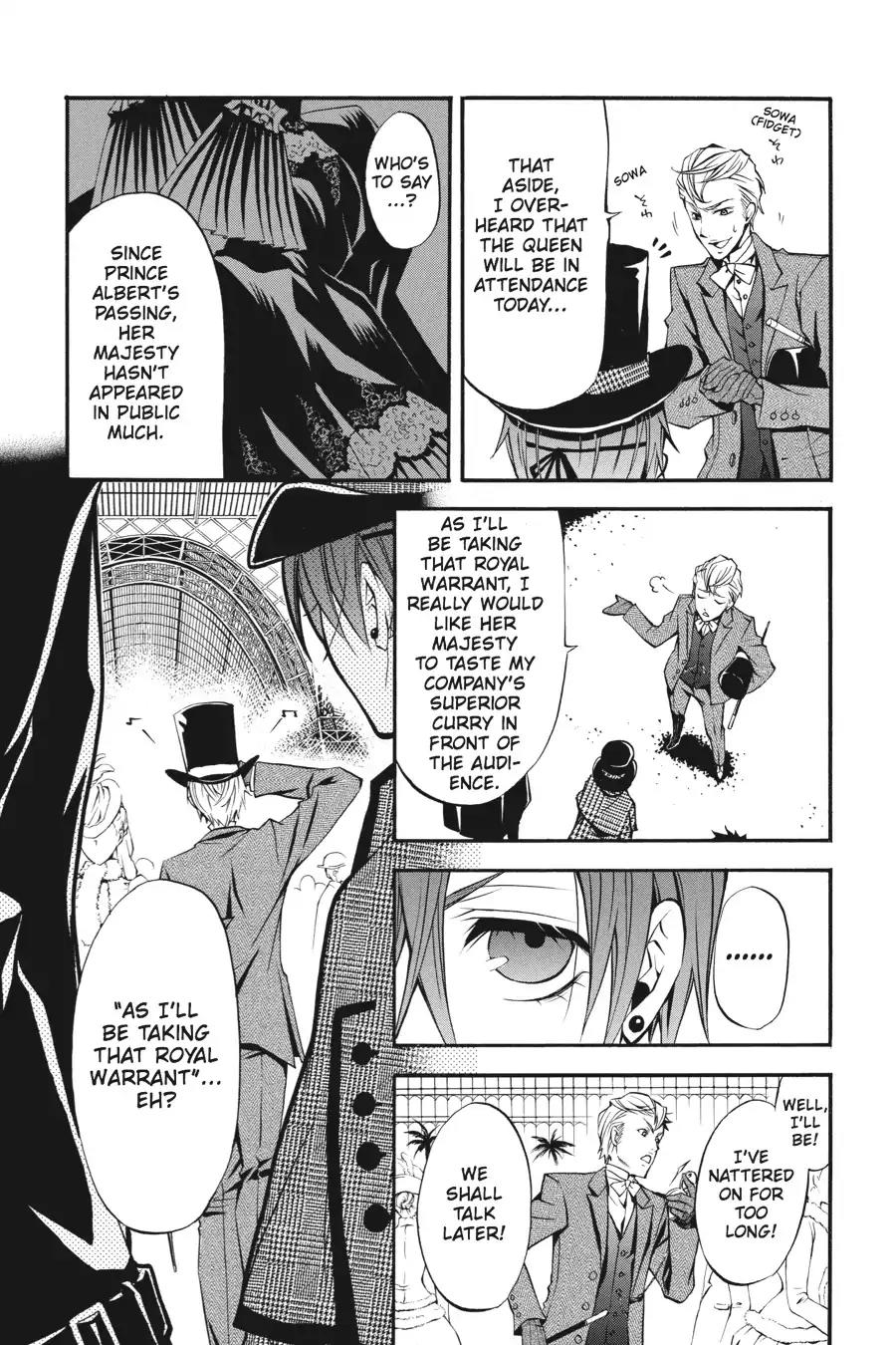 Kuroshitsuji Chapter 21 page 11 - Chapter 21: In the afternoon: The Butler, Competitive
