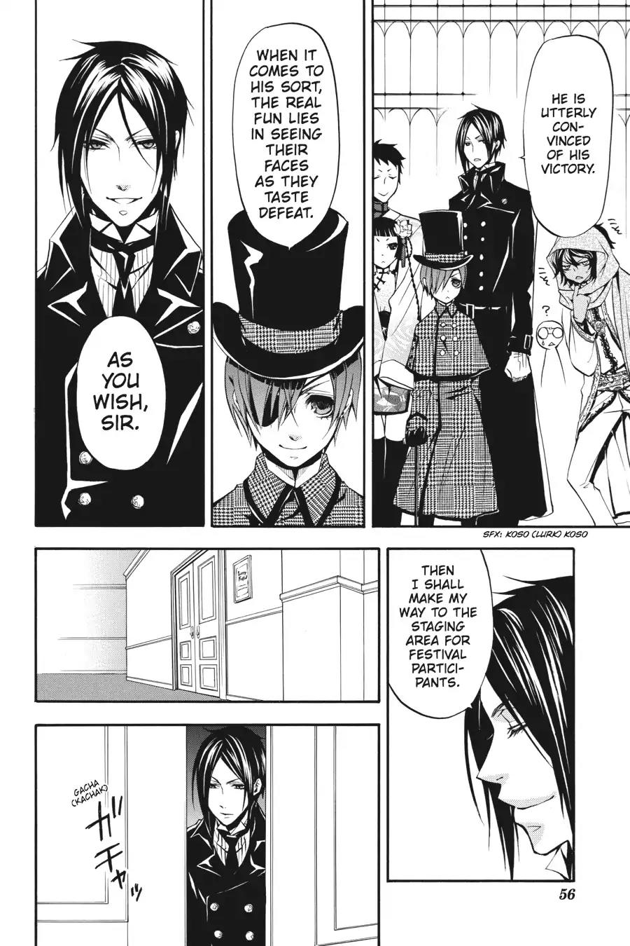 Kuroshitsuji Chapter 21 page 12 - Chapter 21: In the afternoon: The Butler, Competitive