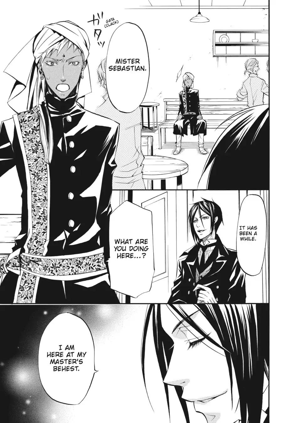 Kuroshitsuji Chapter 21 page 13 - Chapter 21: In the afternoon: The Butler, Competitive