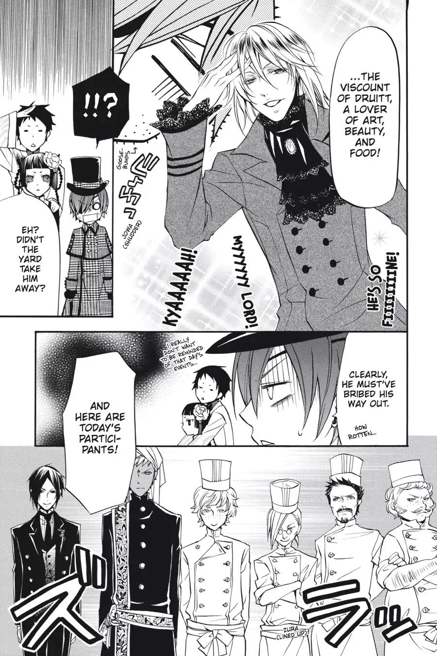 Kuroshitsuji Chapter 21 page 17 - Chapter 21: In the afternoon: The Butler, Competitive