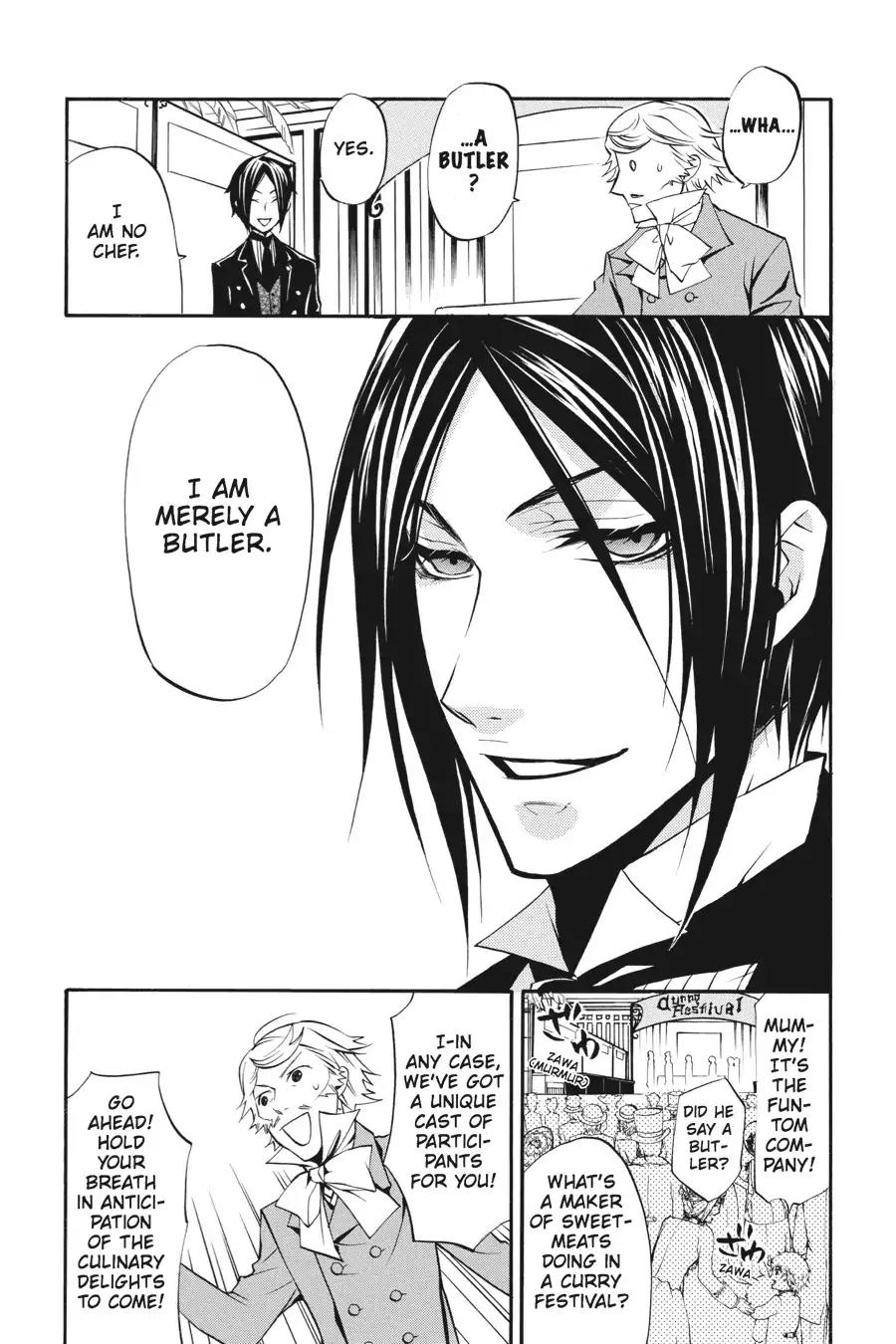 Kuroshitsuji Chapter 21 page 19 - Chapter 21: In the afternoon: The Butler, Competitive