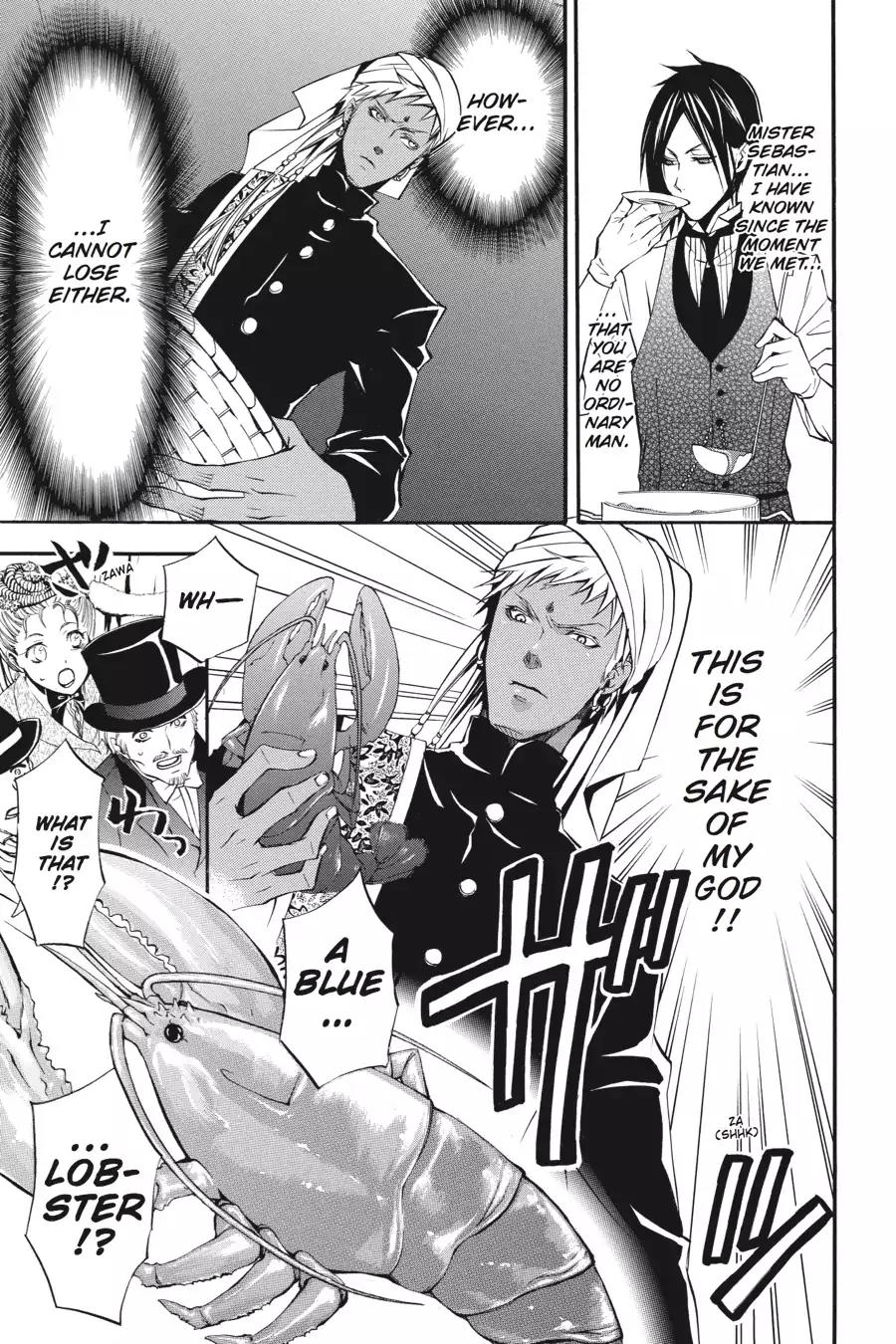 Kuroshitsuji Chapter 21 page 25 - Chapter 21: In the afternoon: The Butler, Competitive