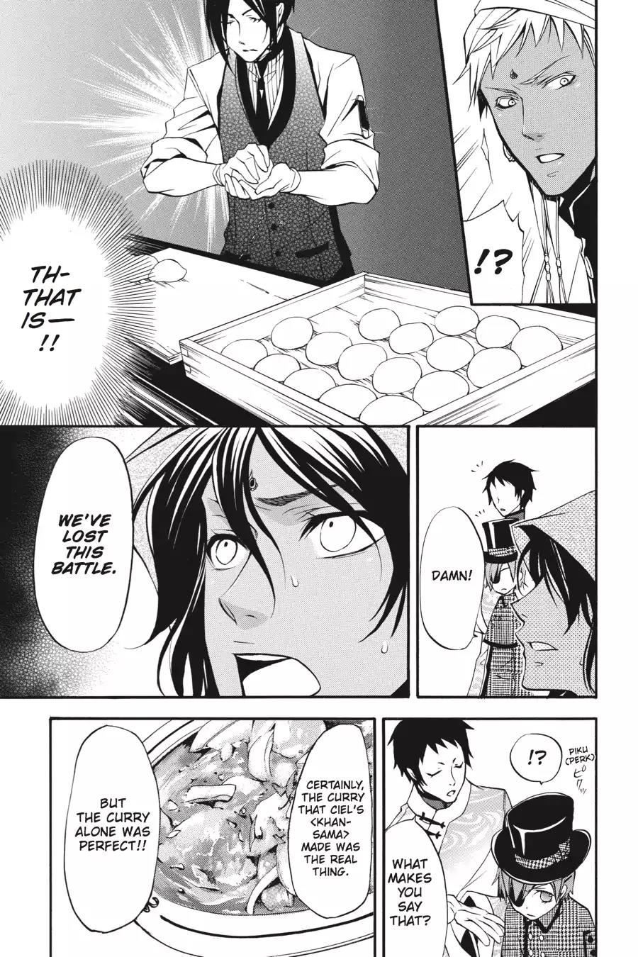Kuroshitsuji Chapter 21 page 27 - Chapter 21: In the afternoon: The Butler, Competitive