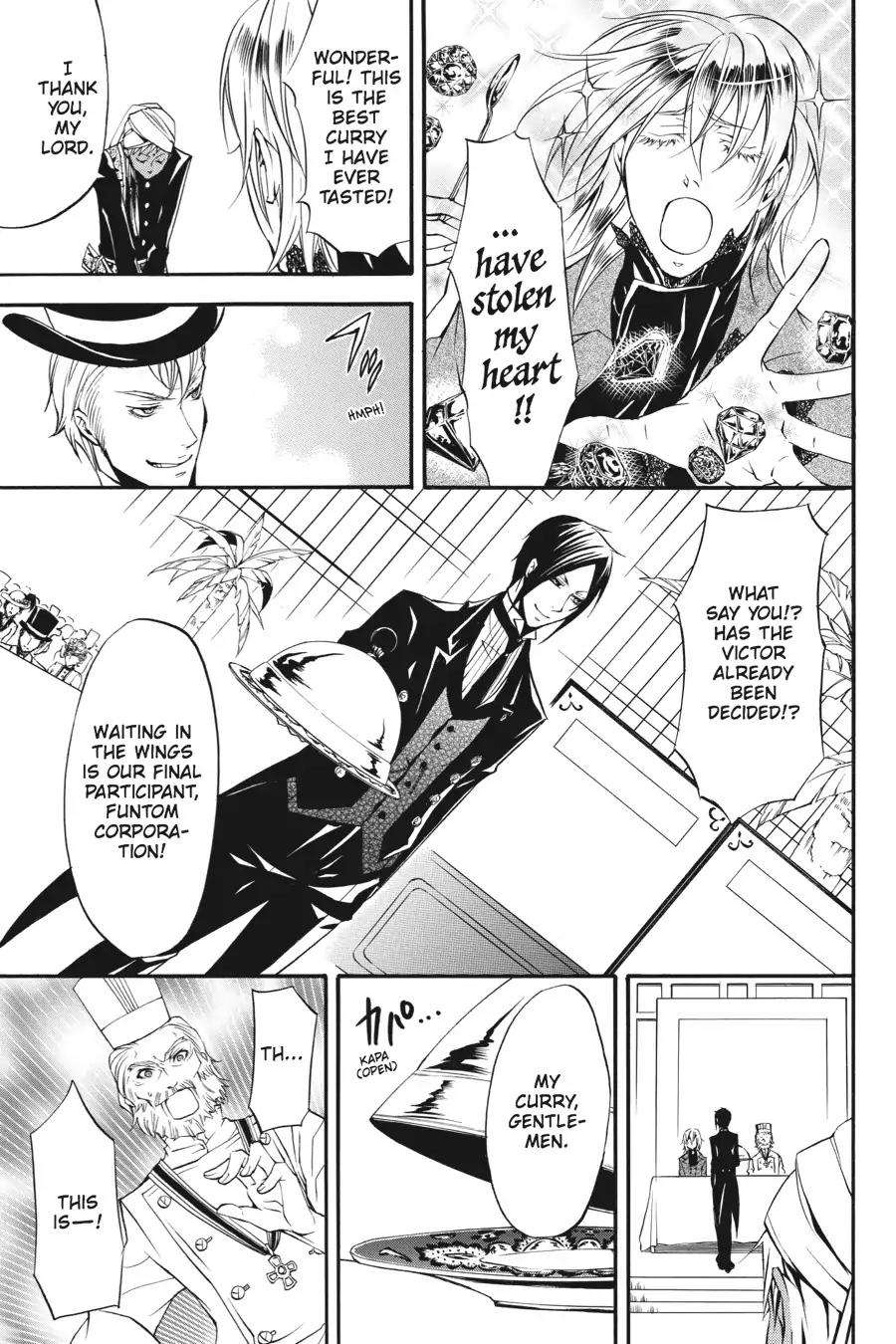 Kuroshitsuji Chapter 21 page 33 - Chapter 21: In the afternoon: The Butler, Competitive