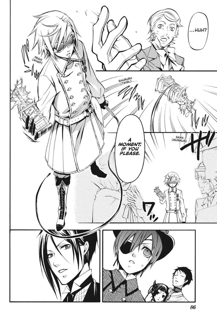 Kuroshitsuji Chapter 21 page 42 - Chapter 21: In the afternoon: The Butler, Competitive