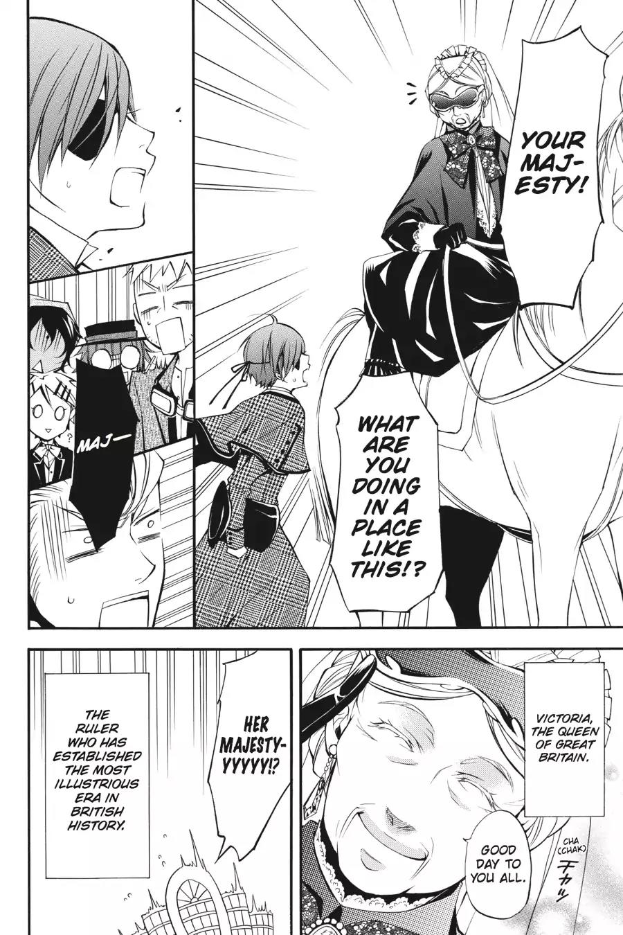 Kuroshitsuji Chapter 21 page 44 - Chapter 21: In the afternoon: The Butler, Competitive