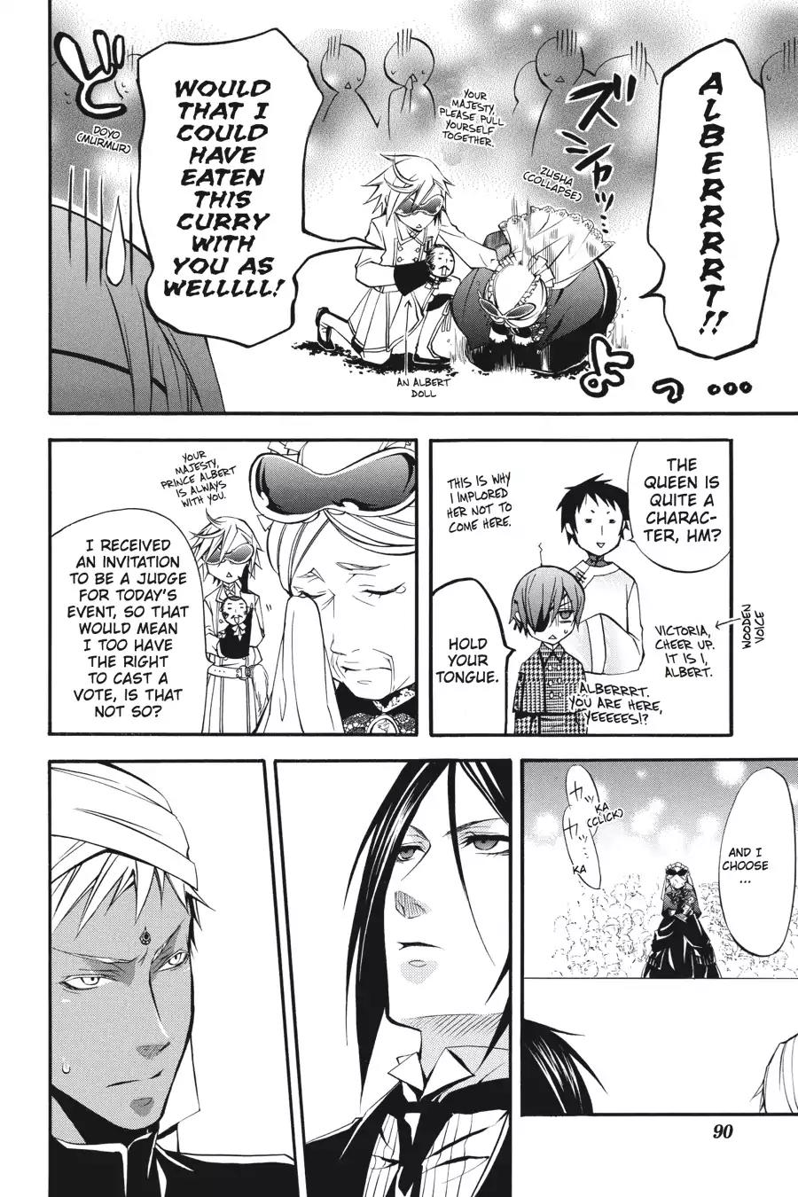 Kuroshitsuji Chapter 21 page 46 - Chapter 21: In the afternoon: The Butler, Competitive