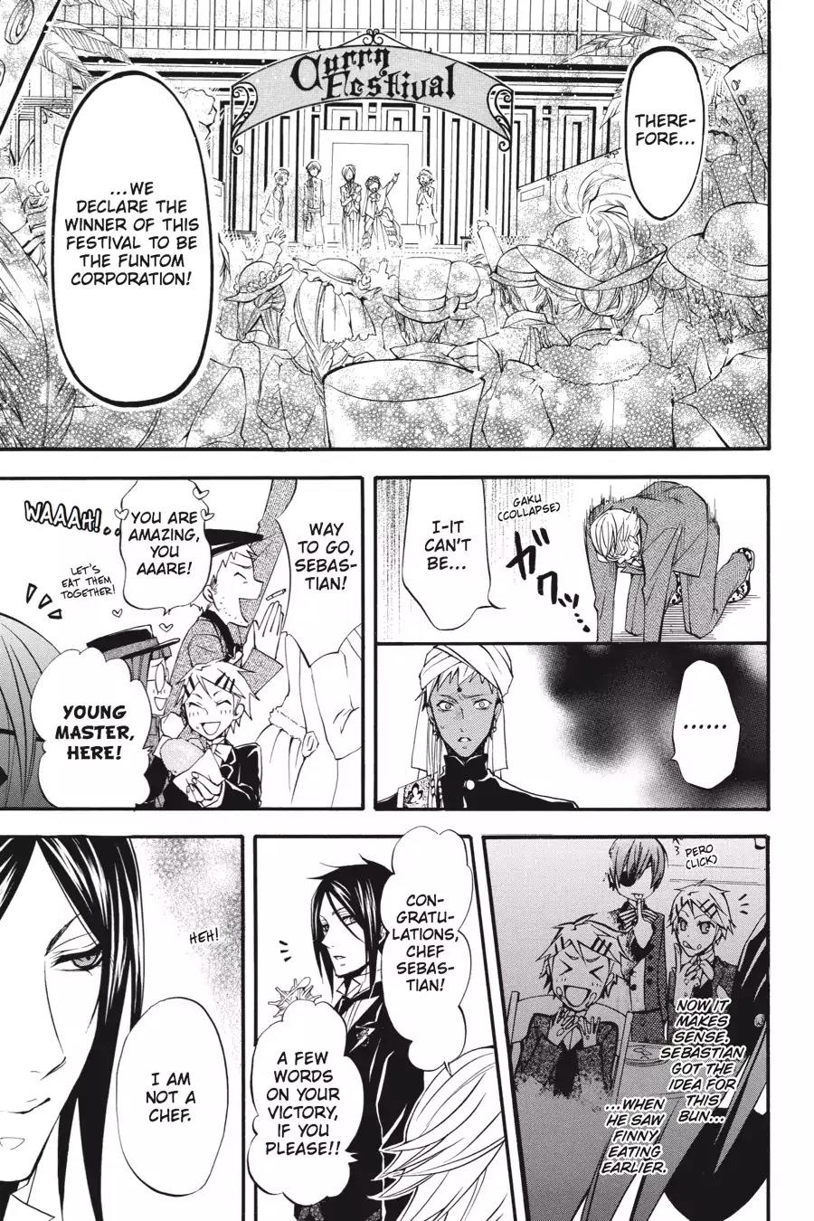 Kuroshitsuji Chapter 21 page 49 - Chapter 21: In the afternoon: The Butler, Competitive