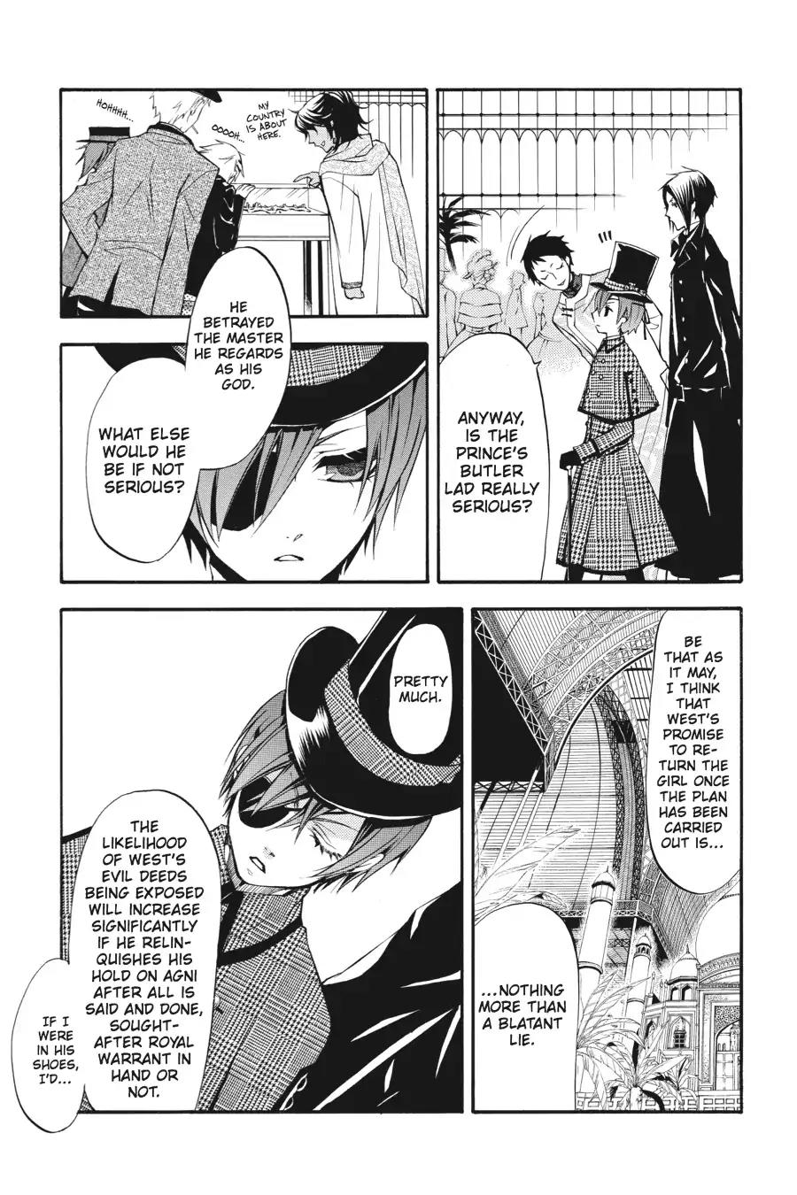 Kuroshitsuji Chapter 21 page 7 - Chapter 21: In the afternoon: The Butler, Competitive