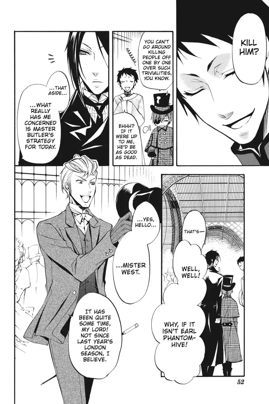 Kuroshitsuji Chapter 21 page 8 - Chapter 21: In the afternoon: The Butler, Competitive