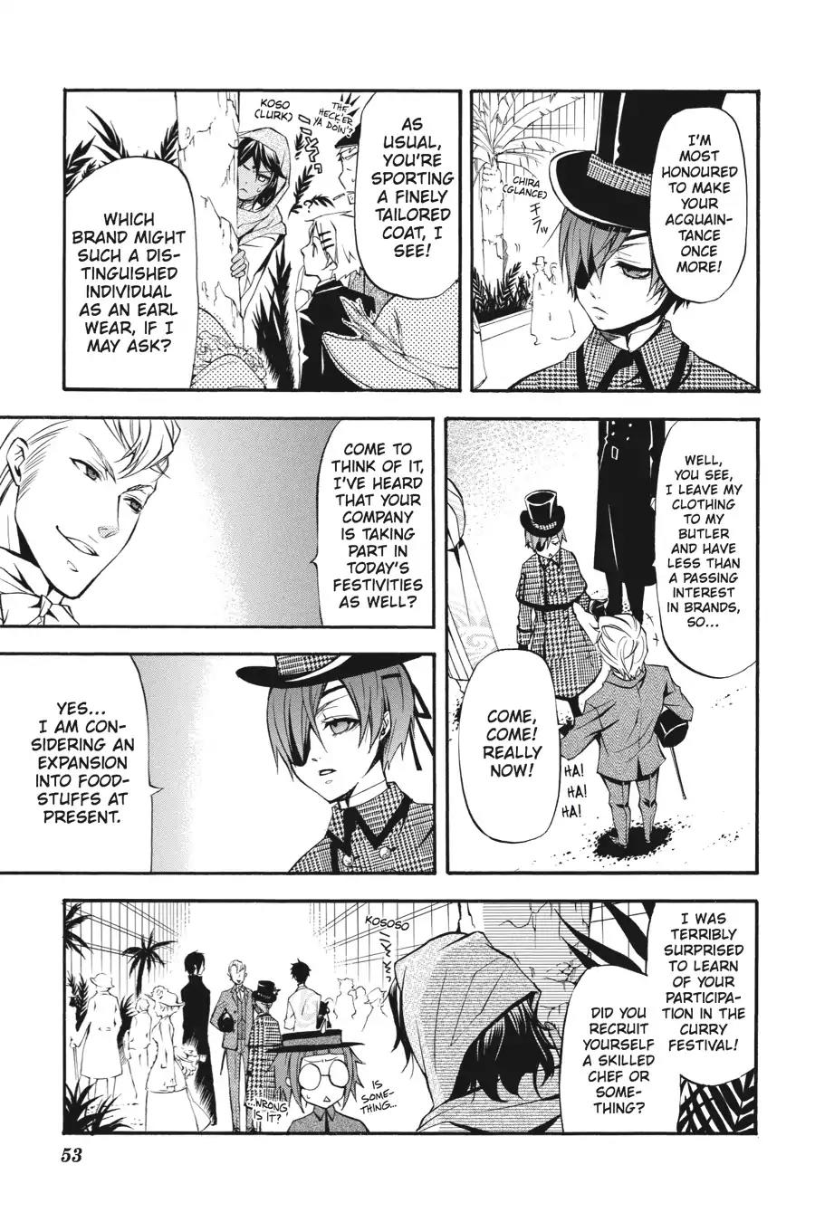 Kuroshitsuji Chapter 21 page 9 - Chapter 21: In the afternoon: The Butler, Competitive