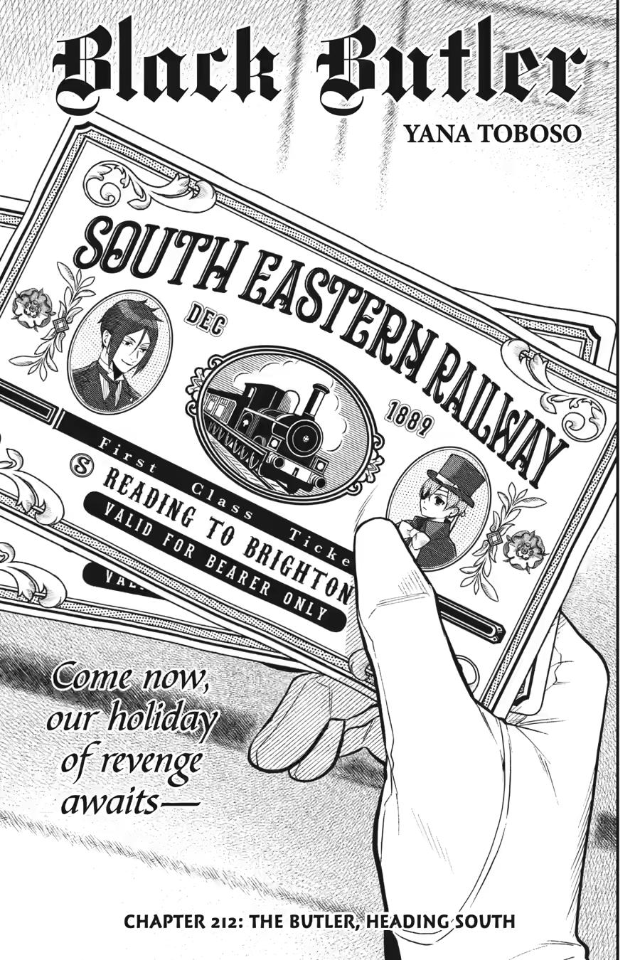 Kuroshitsuji Chapter 212 thumbnail