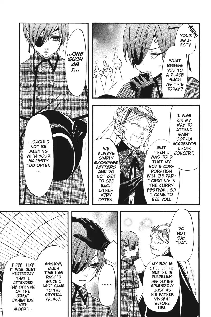 Kuroshitsuji Chapter 22 page 15 - Chapter 22: At night: The Butler, Victorious