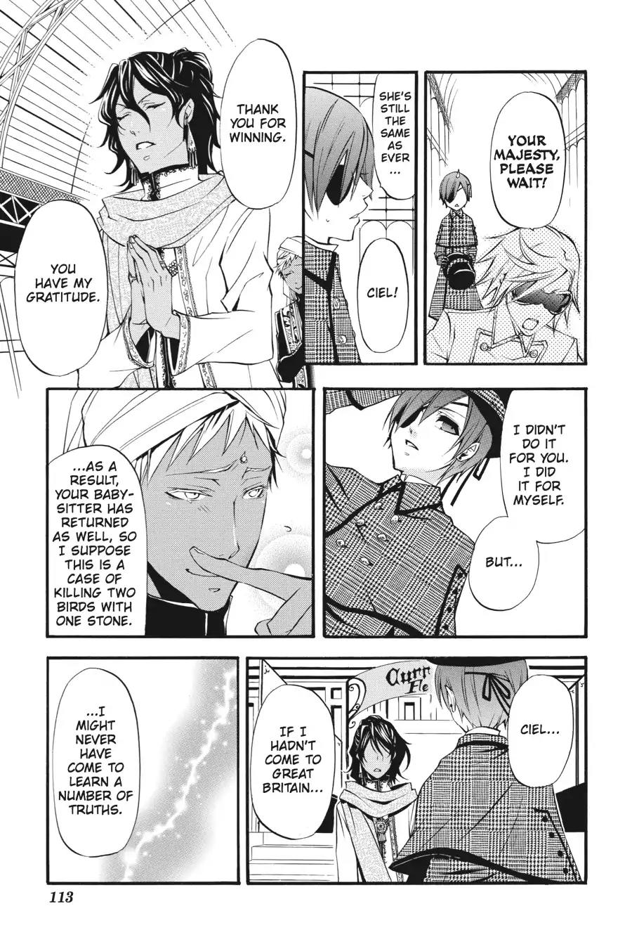 Kuroshitsuji Chapter 22 page 17 - Chapter 22: At night: The Butler, Victorious