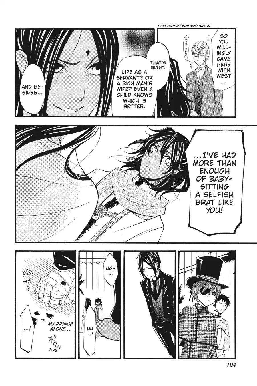 Kuroshitsuji Chapter 22 page 8 - Chapter 22: At night: The Butler, Victorious