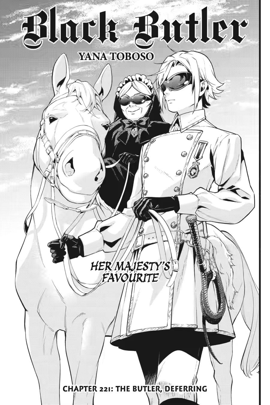 Kuroshitsuji Chapter 221 page 1 - Chapter 221