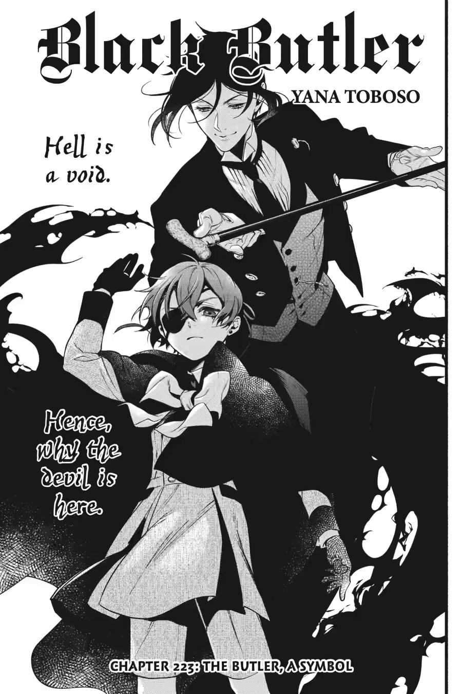 Kuroshitsuji Chapter 223 page 1 - Chapter 223