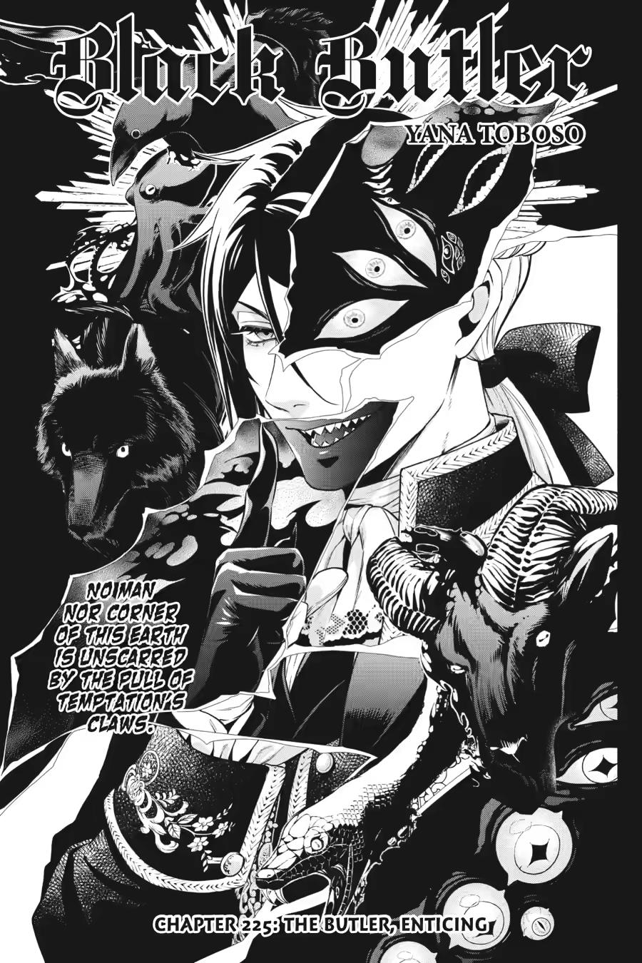 Kuroshitsuji Chapter 225 page 1 - Chapter 225