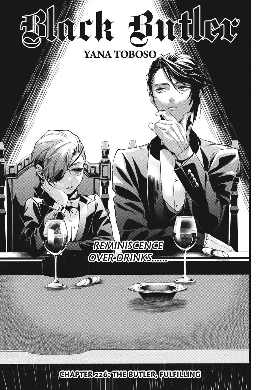 Kuroshitsuji Chapter 226 page 1 - Chapter 226
