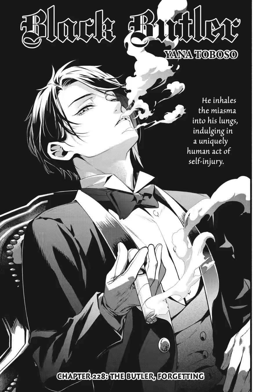 Kuroshitsuji Chapter 228 page 1 - Chapter 228