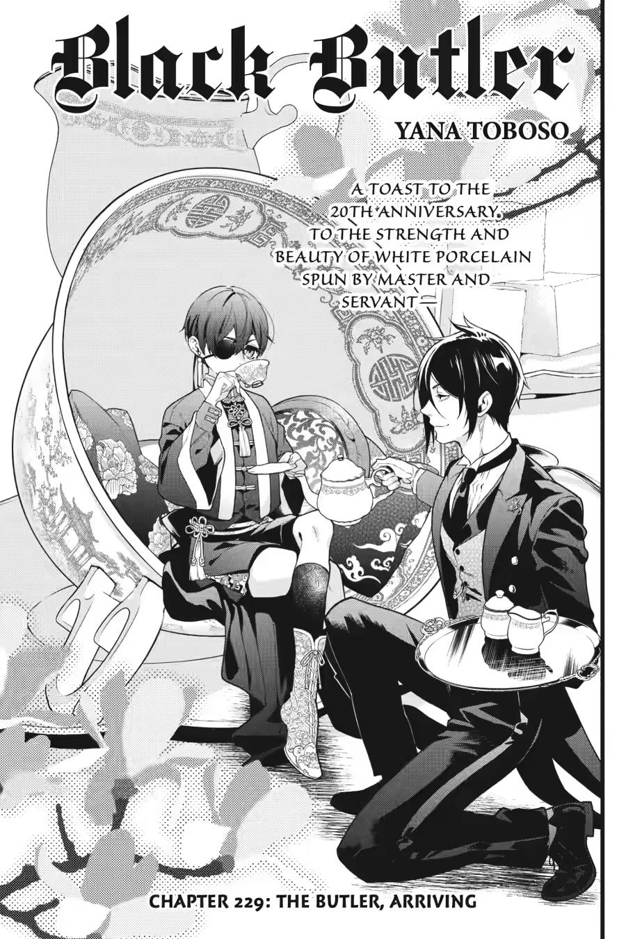 Kuroshitsuji Chapter 229 page 1 - Chapter 229
